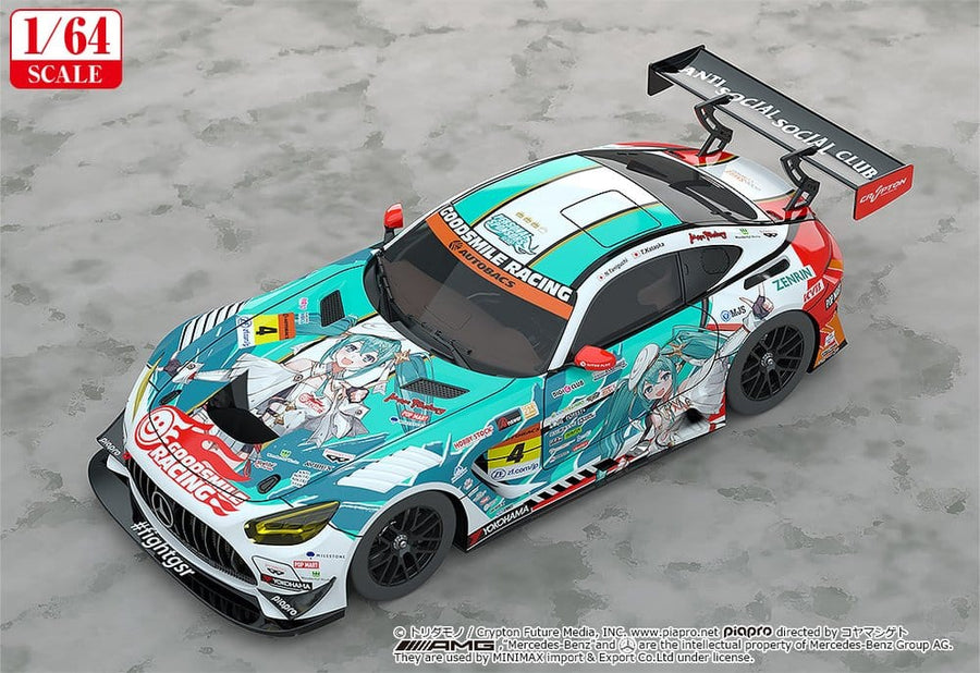 Hatsune Miku GT Project Vehicle 1/64 AMG 2023 Season Opening Ver. 7 cm
