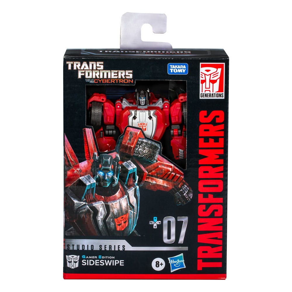 Transformers: War for Cybertron Studio Series Deluxe Class Action Figure Gamer Edition Sideswipe 11 cm