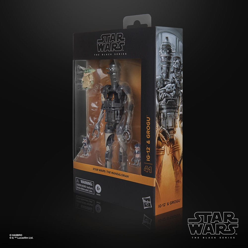 Star Wars - The Mandalorian Black Series Action Figure 2-Pack - IG-12 & Grogu