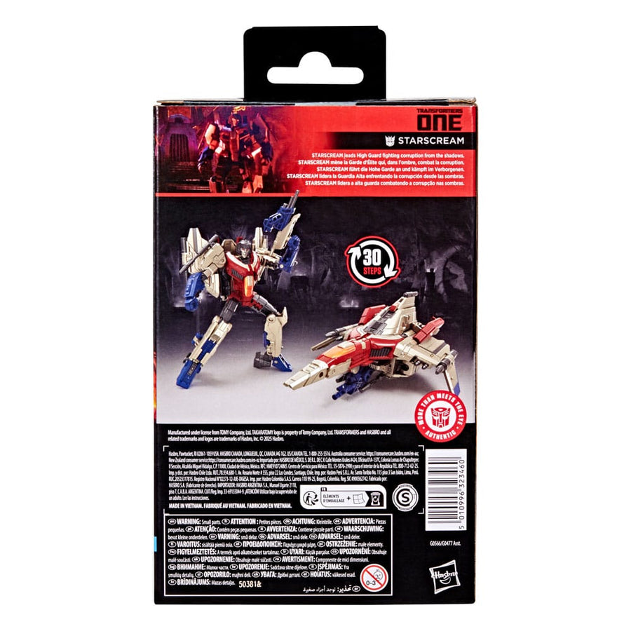 Transformers One Studio Series Deluxe Class Action Figure Starscream 11 cm