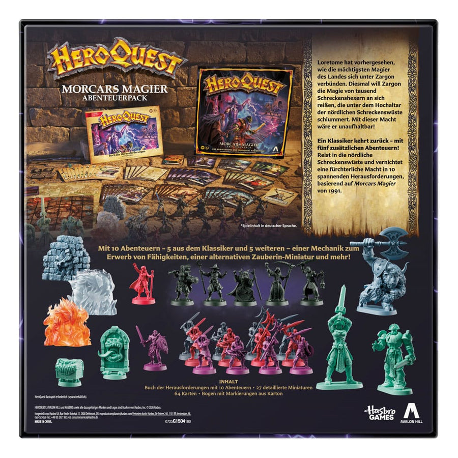 HeroQuest Board Game Expansion Morcars Magier Quest Pack *German Version*