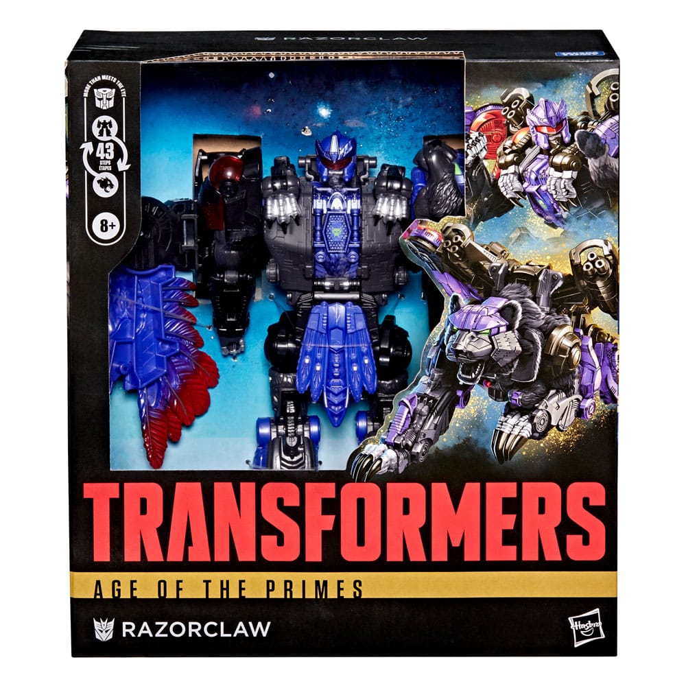 Transformers Age of the Primes Leader Class Action Figure Razorclaw 19 cm
