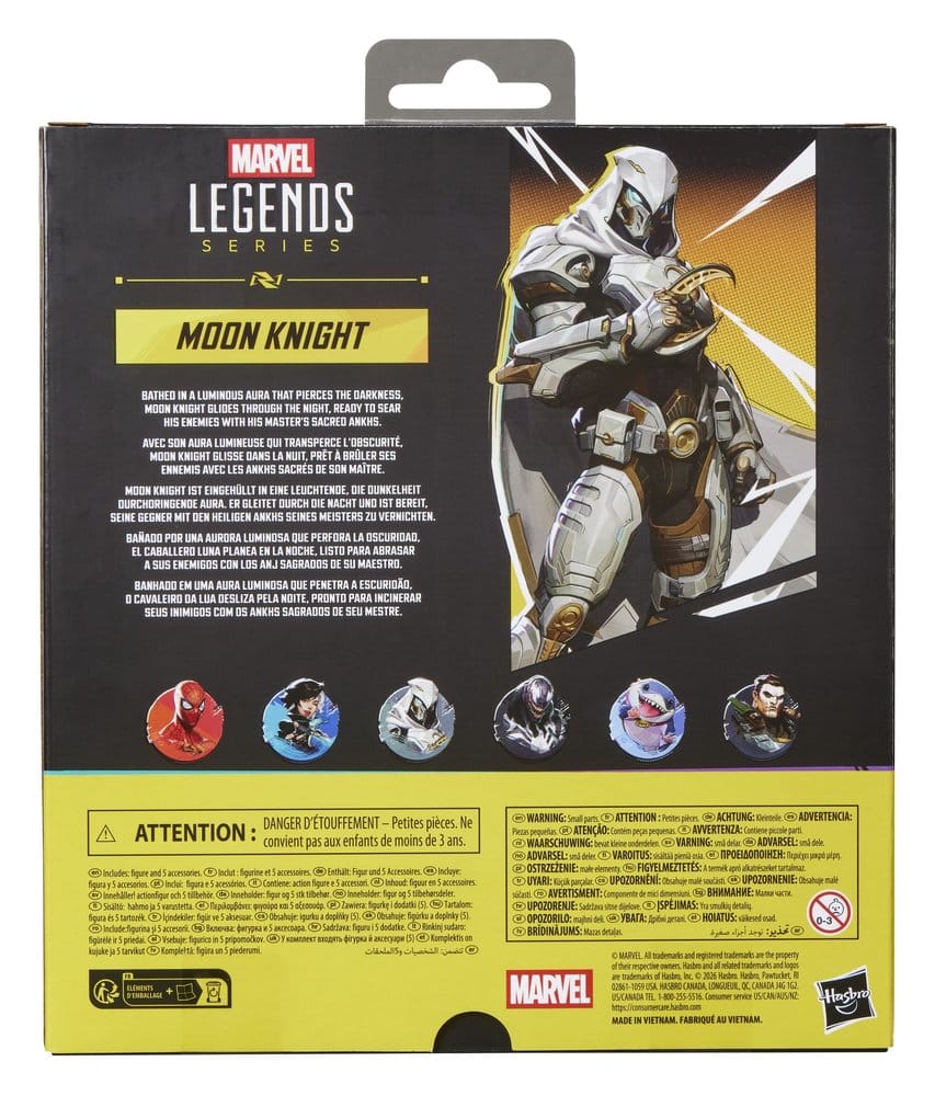 Marvel Rivals Marvel Legends Action Figure Moon Knight 15 cm