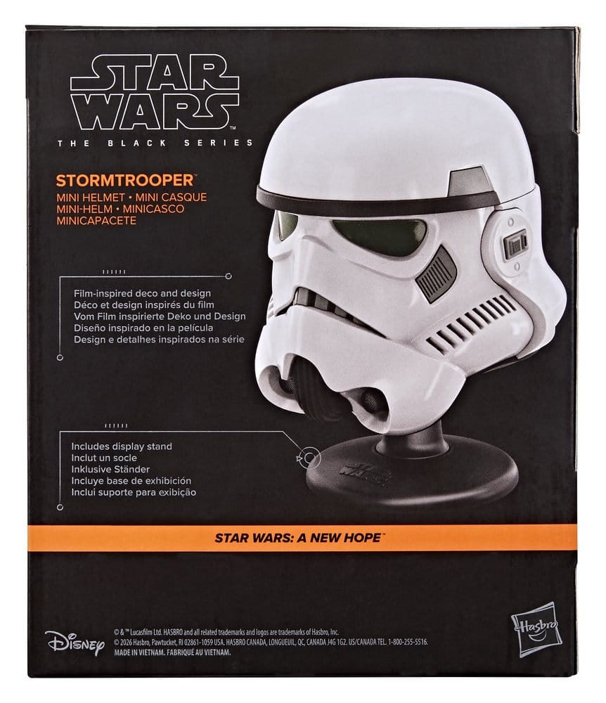 Star Wars Episode IV Black Series Mini Helmet Stormtrooper