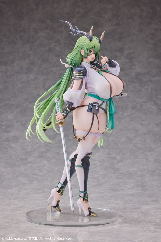 Original Character PVC Statue 1/6 Dokuganryu-chan Illustrated by Mataro 30 cm