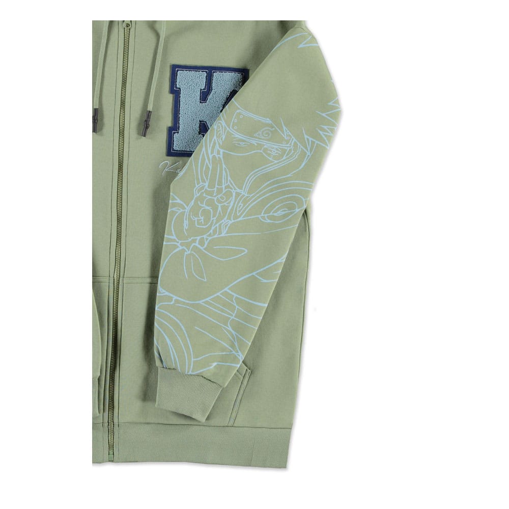 Naruto Zipper Hoodie Kakashi Size L
