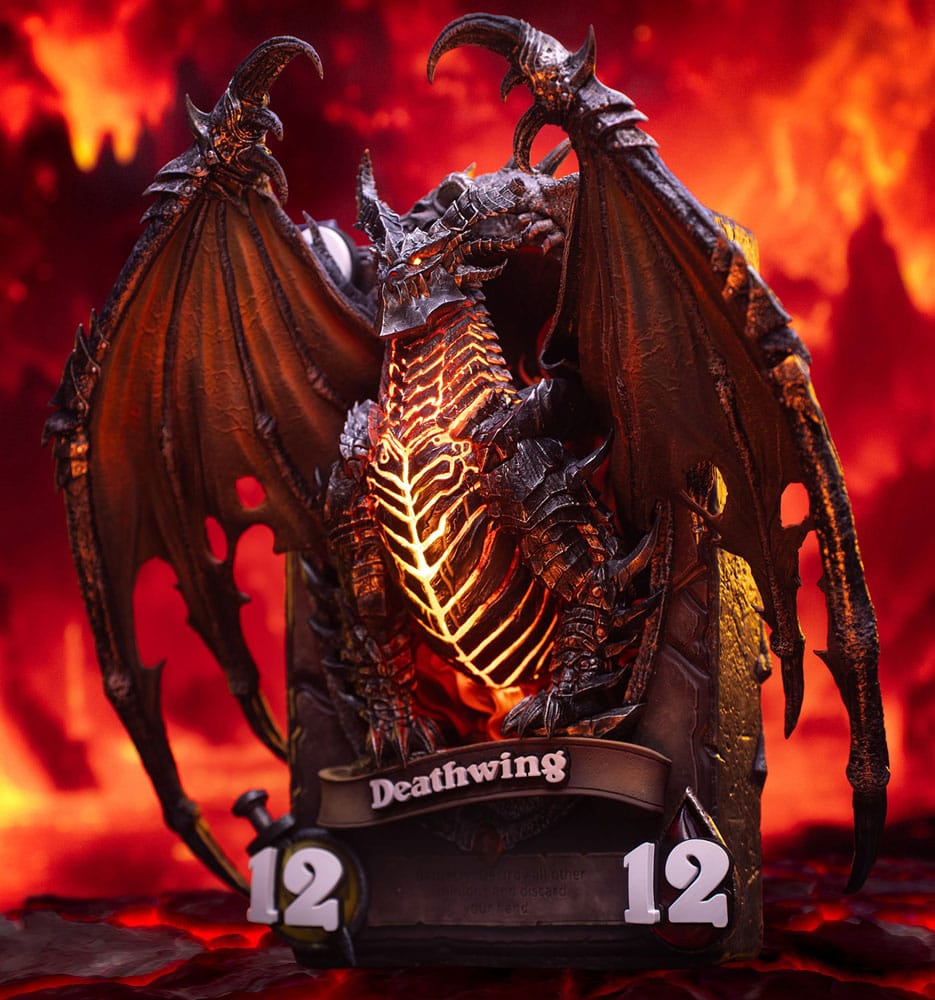 Hearthstone 3D Art Frame Statue Deathwing 34 cm