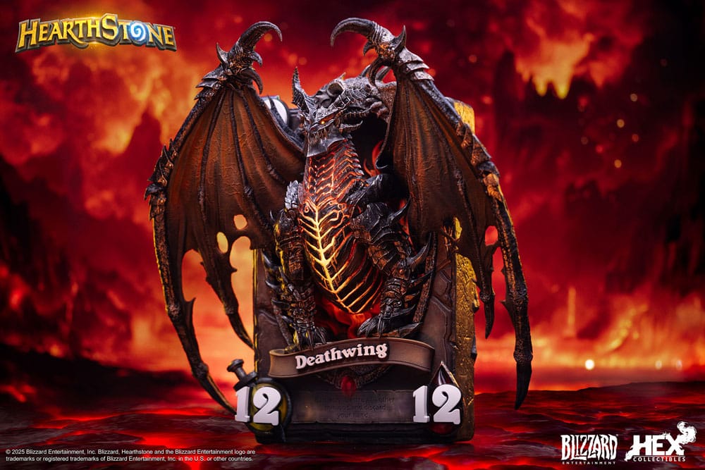 Hearthstone 3D Art Frame Statue Deathwing 34 cm