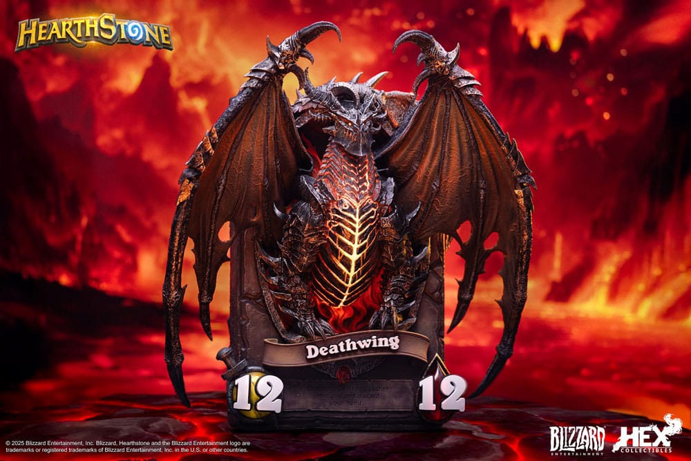Hearthstone 3D Art Frame Statue Deathwing 34 cm