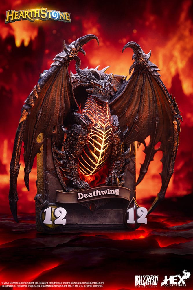 Hearthstone 3D Art Frame Statue Deathwing 34 cm