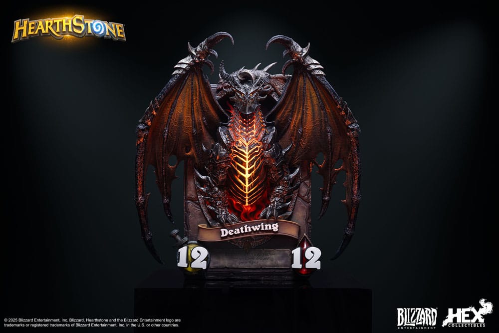 Hearthstone 3D Art Frame Statue Deathwing 34 cm