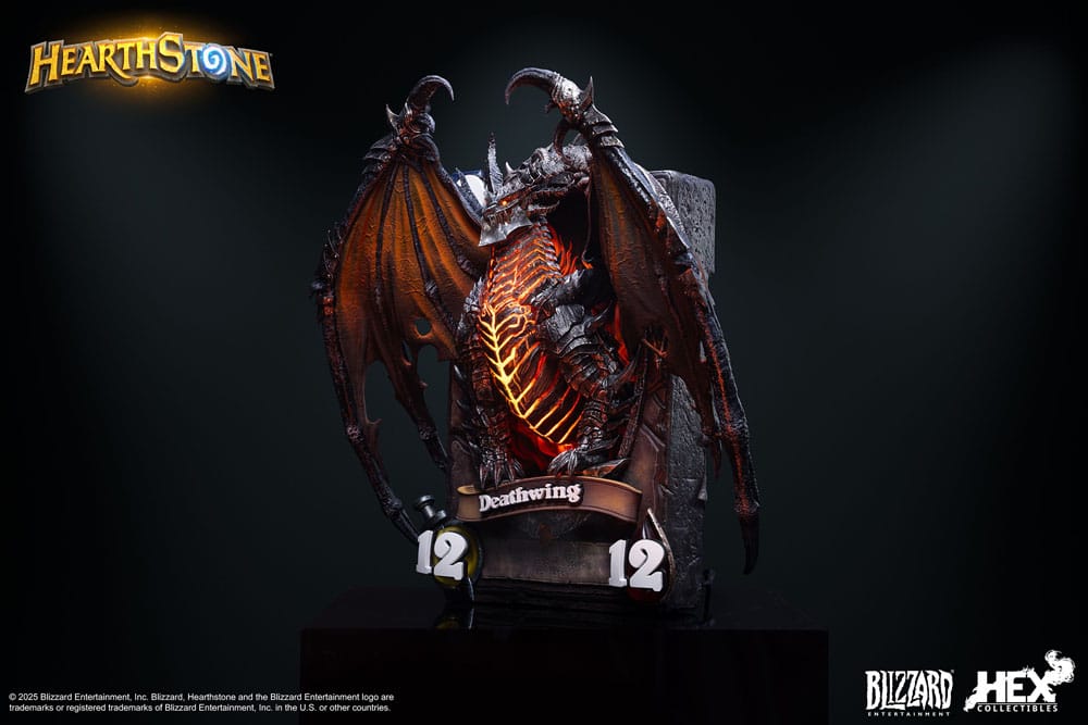 Hearthstone 3D Art Frame Statue Deathwing 34 cm