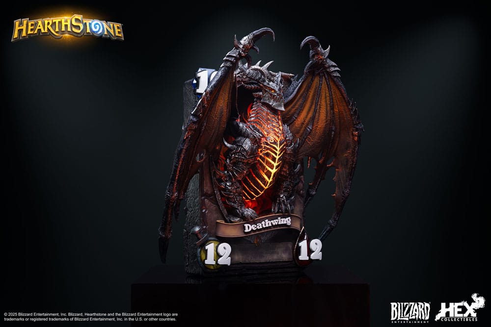 Hearthstone 3D Art Frame Statue Deathwing 34 cm