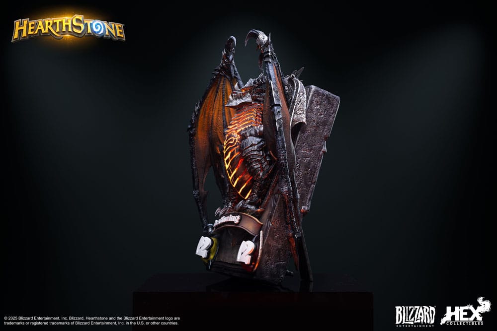 Hearthstone 3D Art Frame Statue Deathwing 34 cm