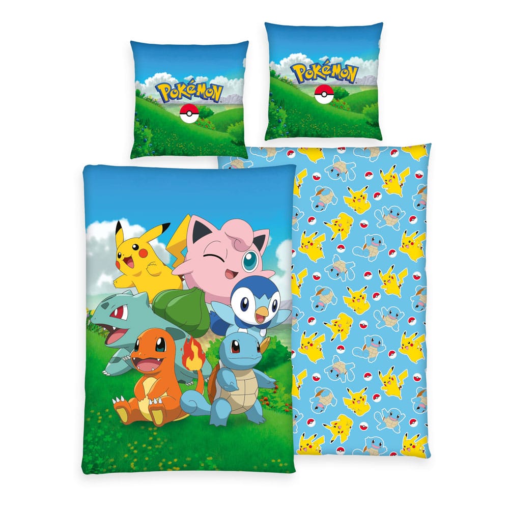 Pokemon - Duvet Set Group A 135 x 200 cm / 80 x 80 cm
