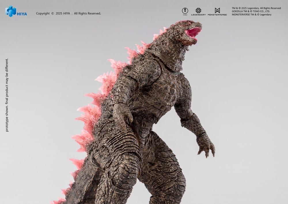 Godzilla x Kong The New Empire Exquisite Basic Action Figure Heat Ray Godzilla Evolved Ver. 18 cm