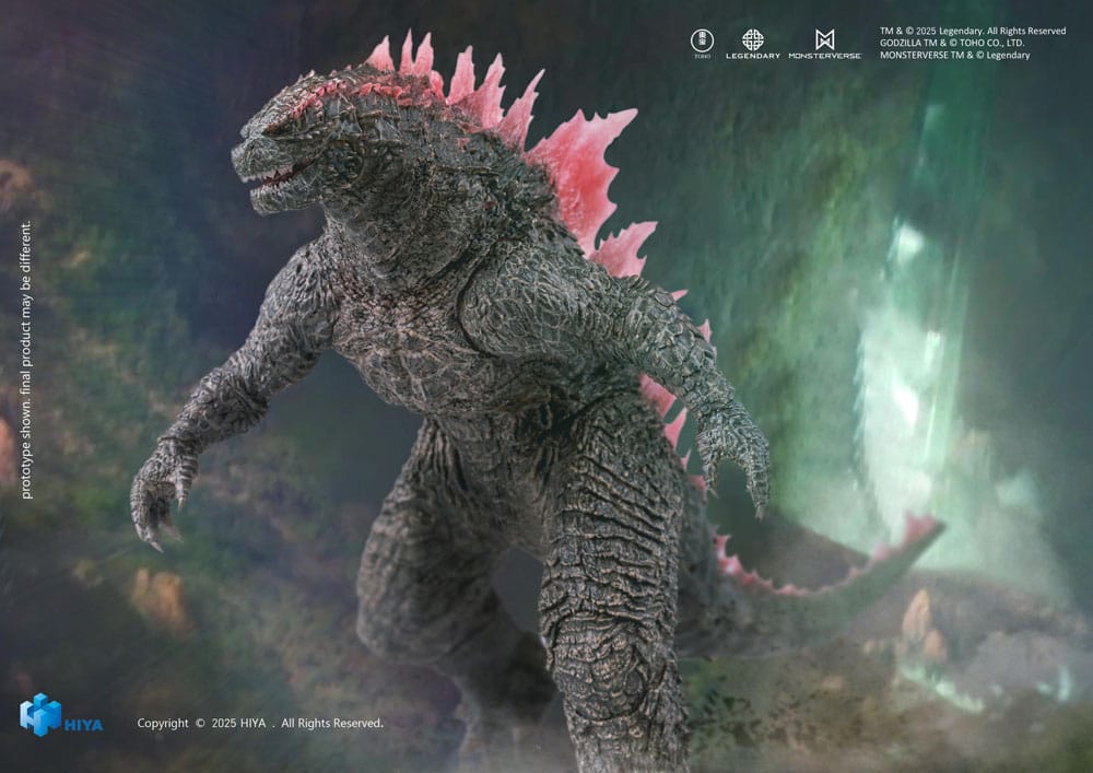 Godzilla x Kong The New Empire Exquisite Basic Action Figure Heat Ray Godzilla Evolved Ver. 18 cm