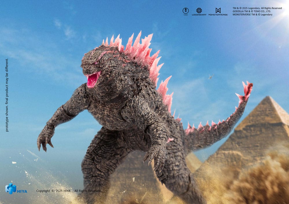 Godzilla x Kong The New Empire Exquisite Basic Action Figure Heat Ray Godzilla Evolved Ver. 18 cm