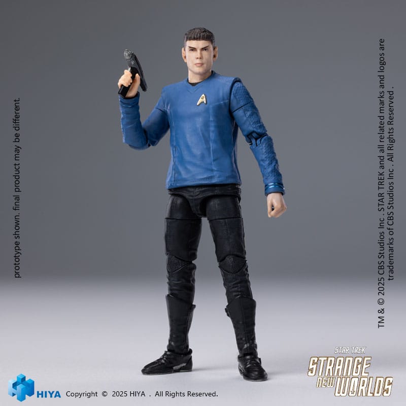 Star Trek Strange New Worlds Exquisite Mini Series Actionfigur 1/18 Spock 11 cm