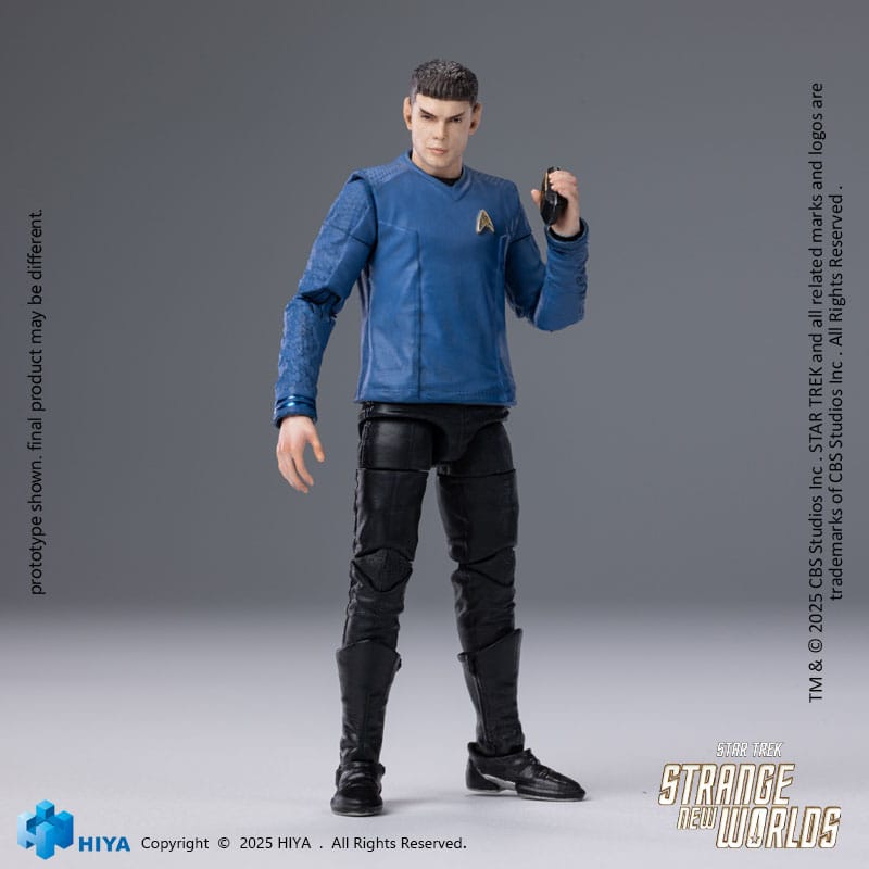 Star Trek Strange New Worlds Exquisite Mini Series Actionfigur 1/18 Spock 11 cm