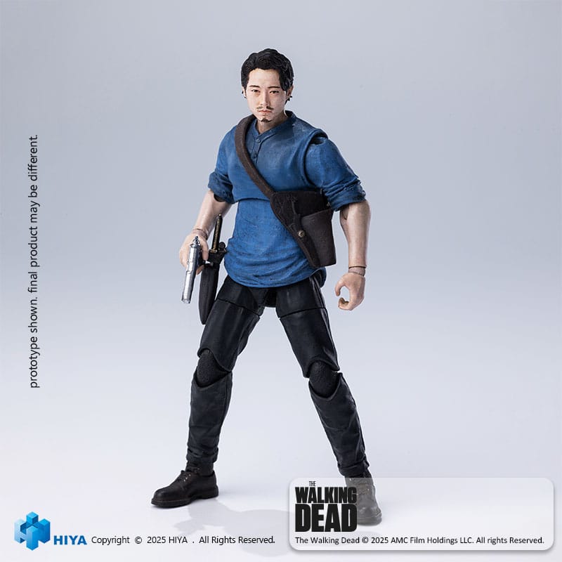 The Walking Dead Exquisite Mini Series Actionfigur 1/18 Glenn 11 cm