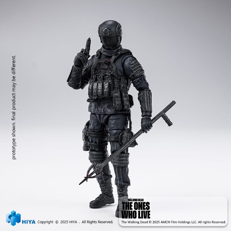 The Walking Dead: The Ones Who Lived Exquisite Mini Action Figure 1/18 CRM Soldier 10 cm
