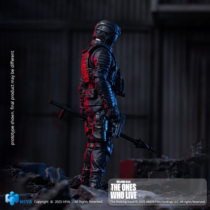 The Walking Dead: The Ones Who Lived Exquisite Mini Action Figure 1/18 CRM Soldier 10 cm