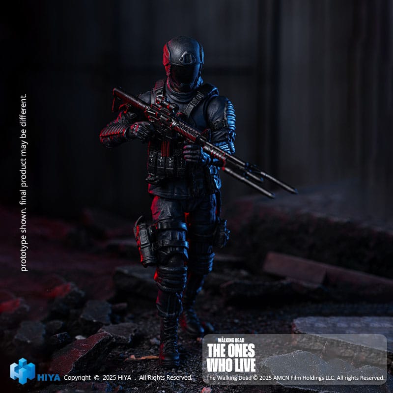 The Walking Dead: The Ones Who Lived Exquisite Mini Action Figure 1/18 CRM Soldier 10 cm