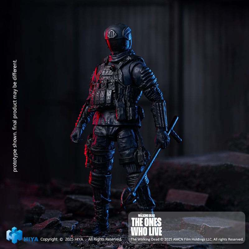 The Walking Dead: The Ones Who Lived Exquisite Mini Action Figure 1/18 CRM Soldier 10 cm
