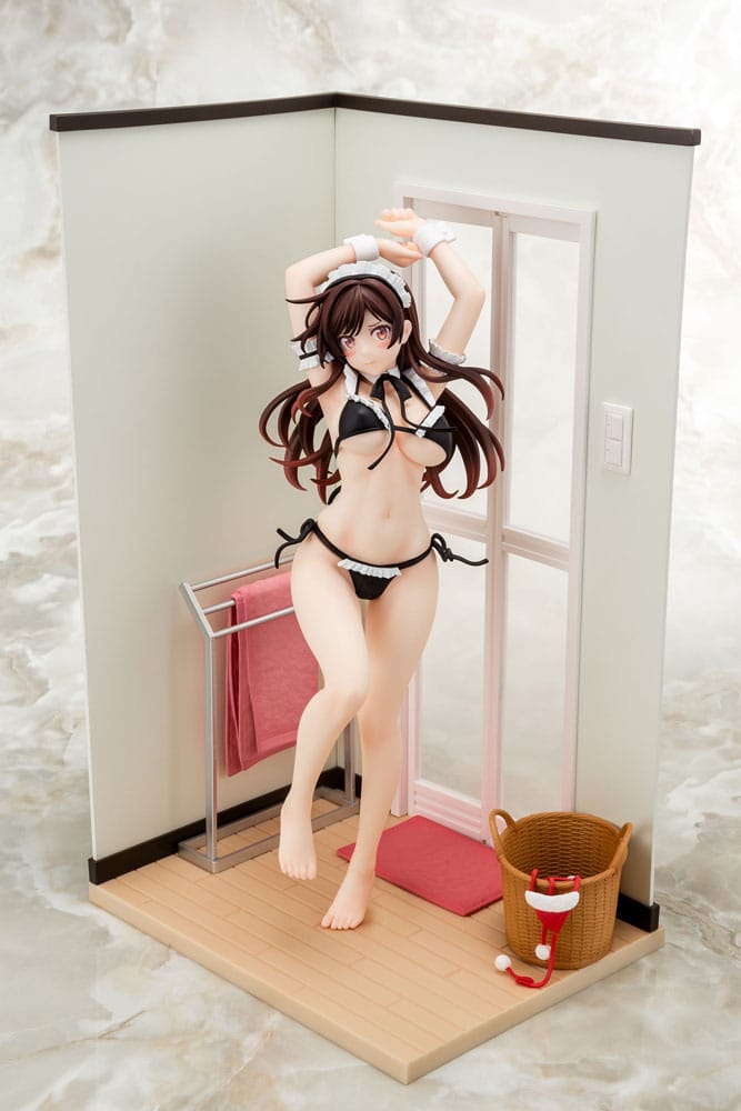 Rent-A-Girlfriend PVC Statue 1/6 Chizuru Mizuhara Maid Bikini ni Okigae 30 cm