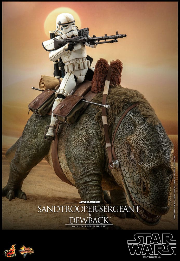 Star Wars - Episode IV Action Figure 2-Pack 1/6 - Sandtrooper Sergeant & Dewback