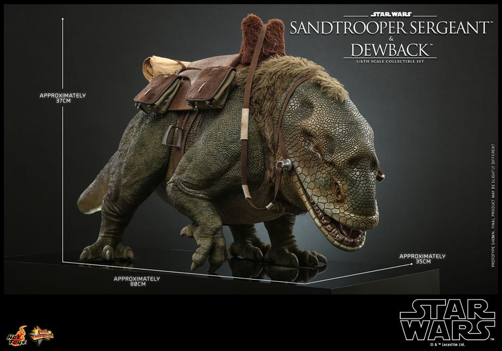 Star Wars - Episode IV Action Figure 2-Pack 1/6 - Sandtrooper Sergeant & Dewback