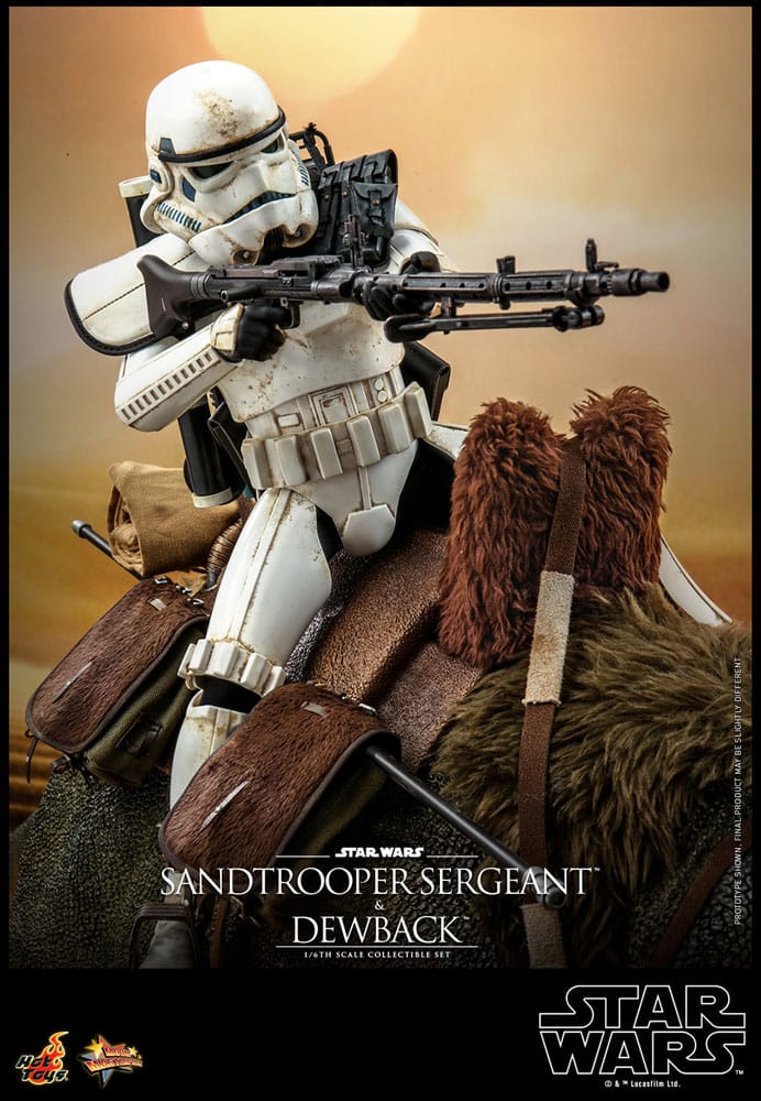 Star Wars - Episode IV Action Figure 2-Pack 1/6 - Sandtrooper Sergeant & Dewback