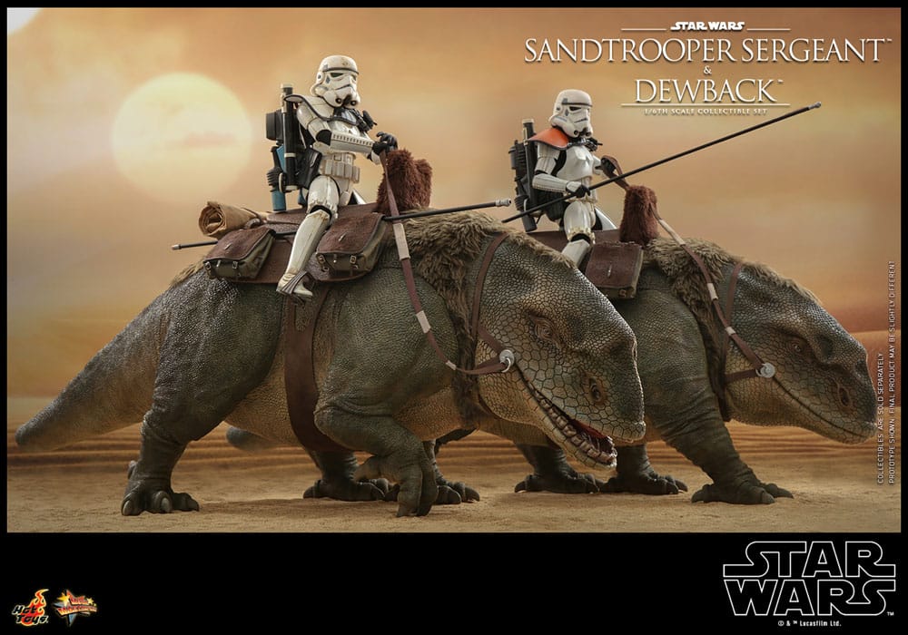 Star Wars - Episode IV Action Figure 2-Pack 1/6 - Sandtrooper Sergeant & Dewback