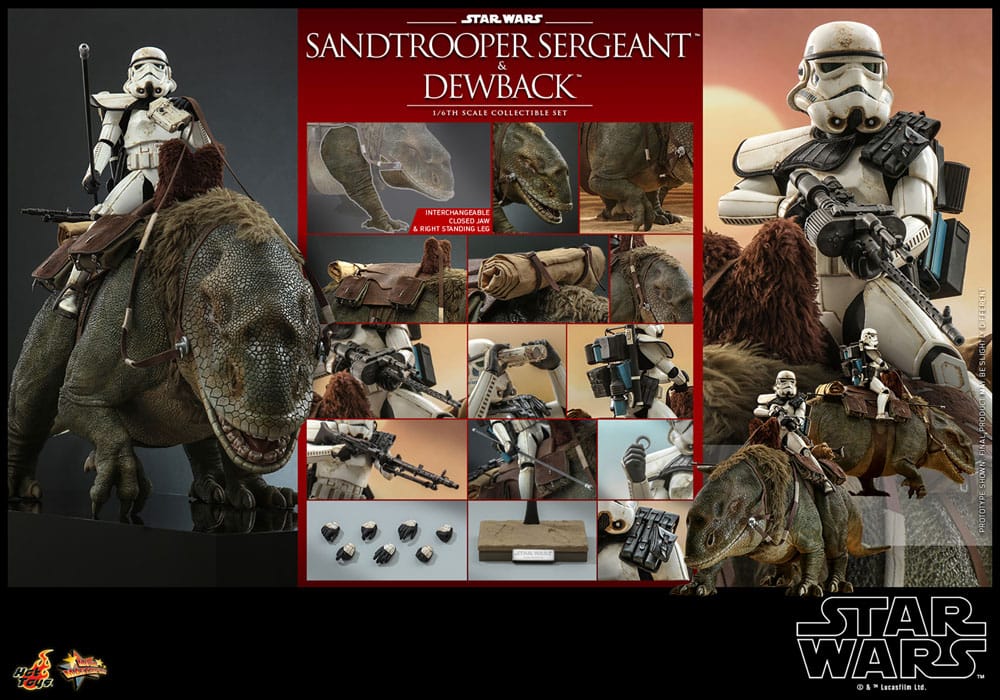 Star Wars - Episode IV Action Figure 2-Pack 1/6 - Sandtrooper Sergeant & Dewback