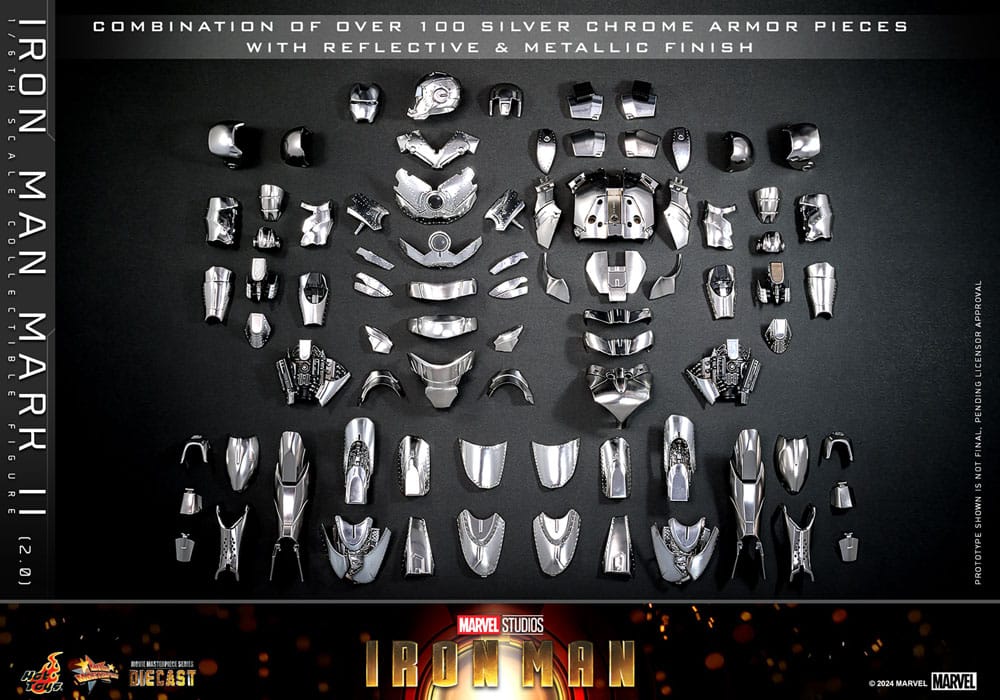Iron Man Action Figure 1/6 Iron Man Mark II (2.0) 33 cm