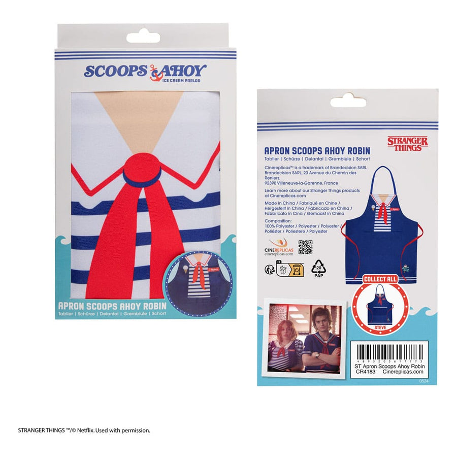 Stranger Things Apron Scoops Ahoy Robin