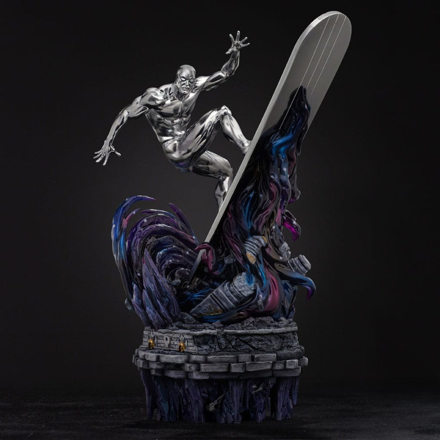 Marvel Comics Infinity Gauntlet Diorama Art Scale Statue 1/10 Silver Surfer Deluxe 36 cm