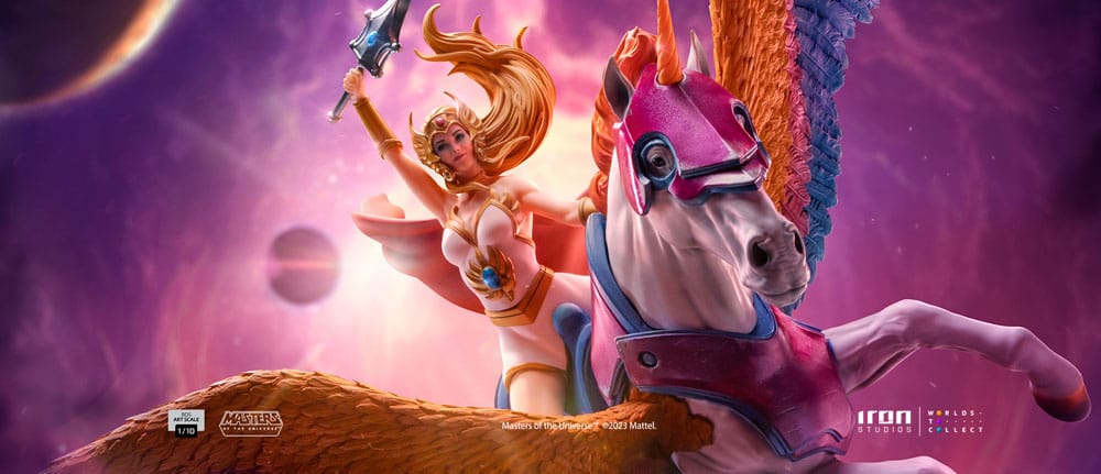Masters of the Universe BDS Art Scale Statue 1/10 She-Ra and Swiftwind 42 cm