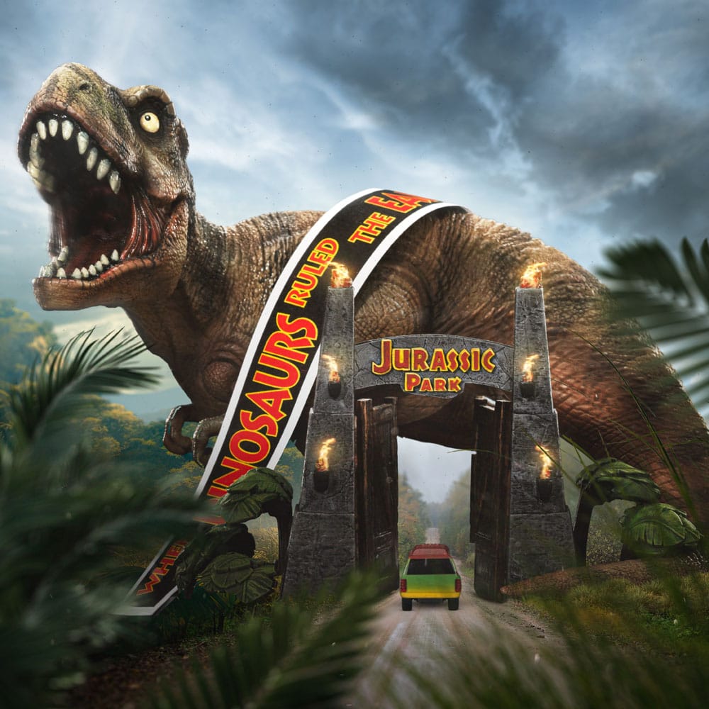 Jurassic Park - Mini Co. PVC Figure - T-Rex Illusion Deluxe
