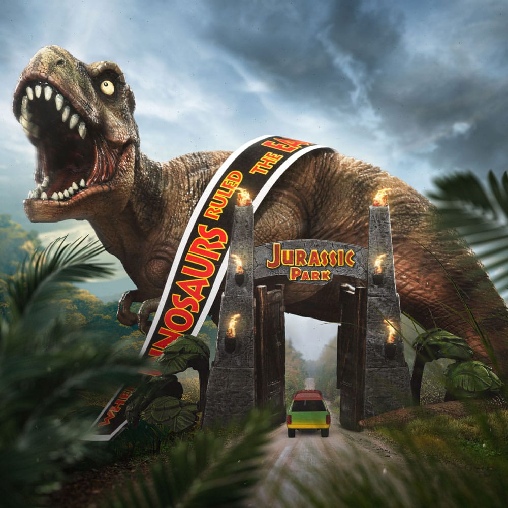 Jurassic Park - Mini Co. PVC Figure - T-Rex Illusion Deluxe