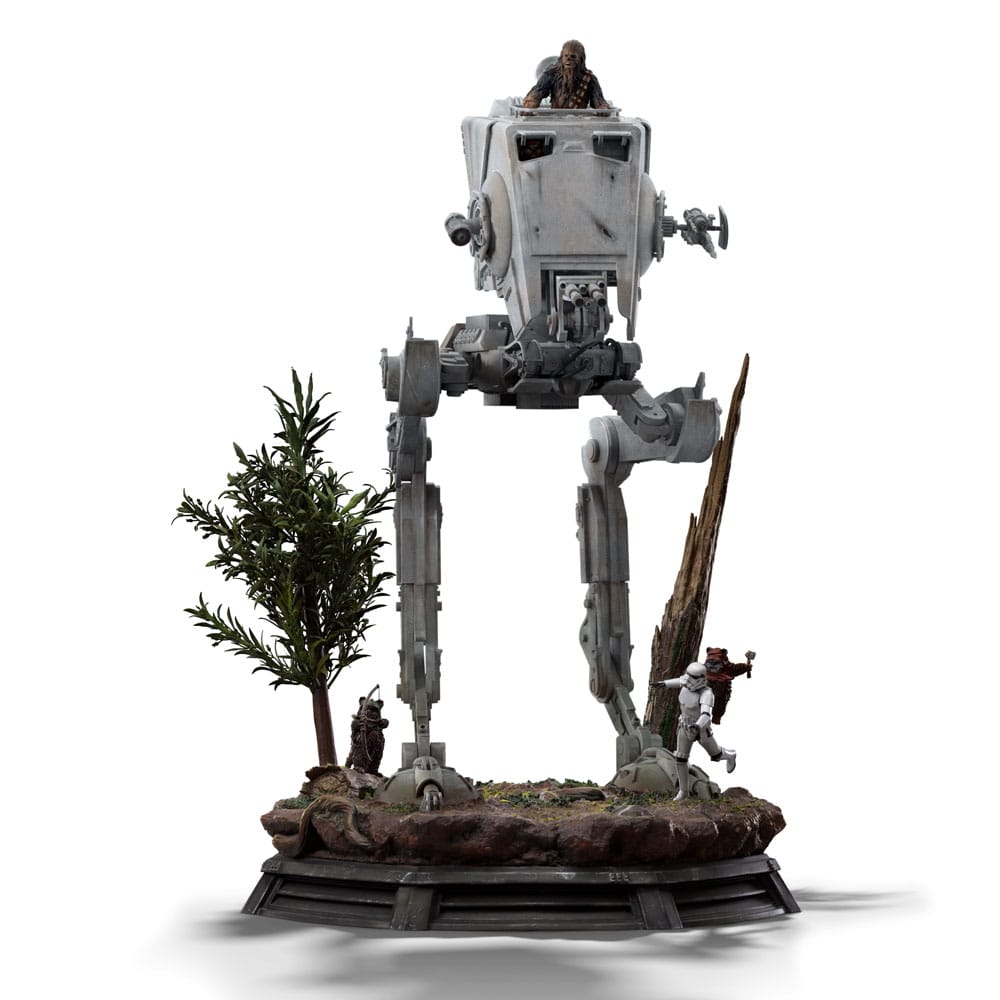 Star Wars - Demi Art Scale Statue 1/20 - AT-ST and Chewbacca