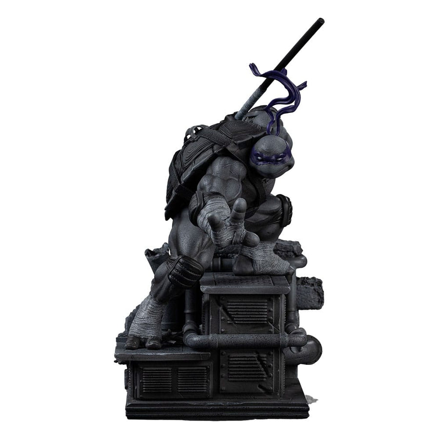 Teenage Mutant Ninja Turtles Art Scale Statue 1/10 Donatello Black and White Variant 26 cm heo exclusive