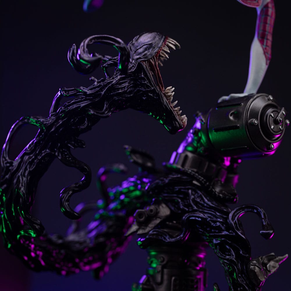 Spider-Man vs Villains Art Scale Statue 1/10 Ghost Spider Diorama 34 cm