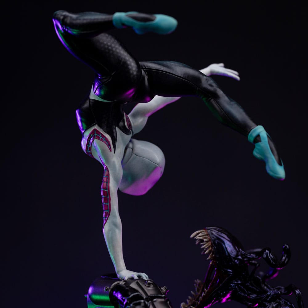Spider-Man vs Villains Art Scale Statue 1/10 Ghost Spider Diorama 34 cm