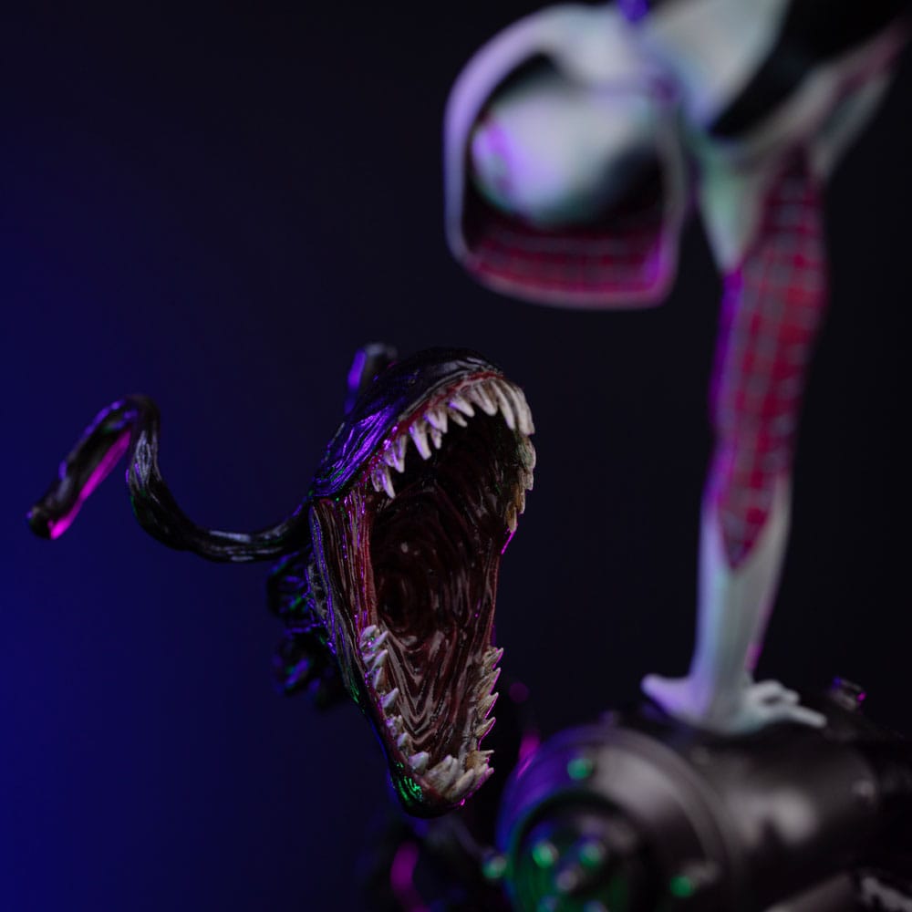 Spider-Man vs Villains Art Scale Statue 1/10 Ghost Spider Diorama 34 cm