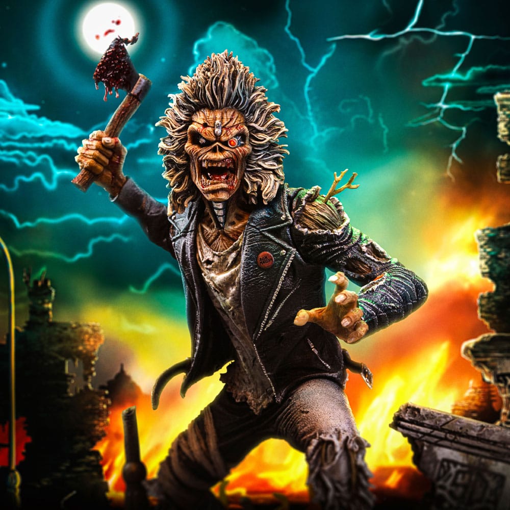 Iron Maiden Art Scale Statue 1/10 Eddie 50th Year Anniversary 22 cm