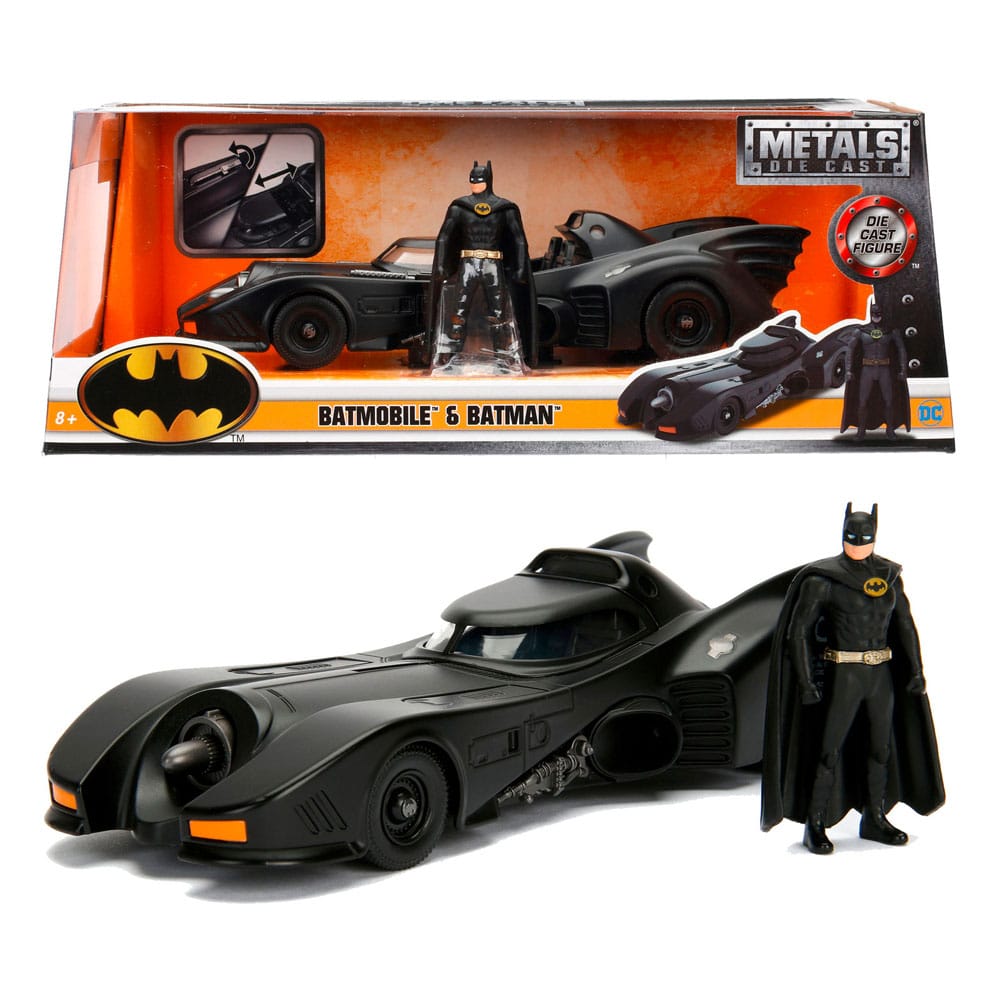 DC Comics - Diecast Model 1/24 Batman 1989 Batmobile