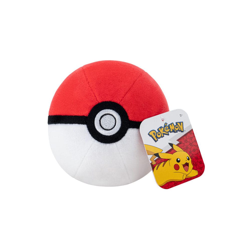Pokémon Plush Figure Pokeball Version 3 10 cm Assortment (6)