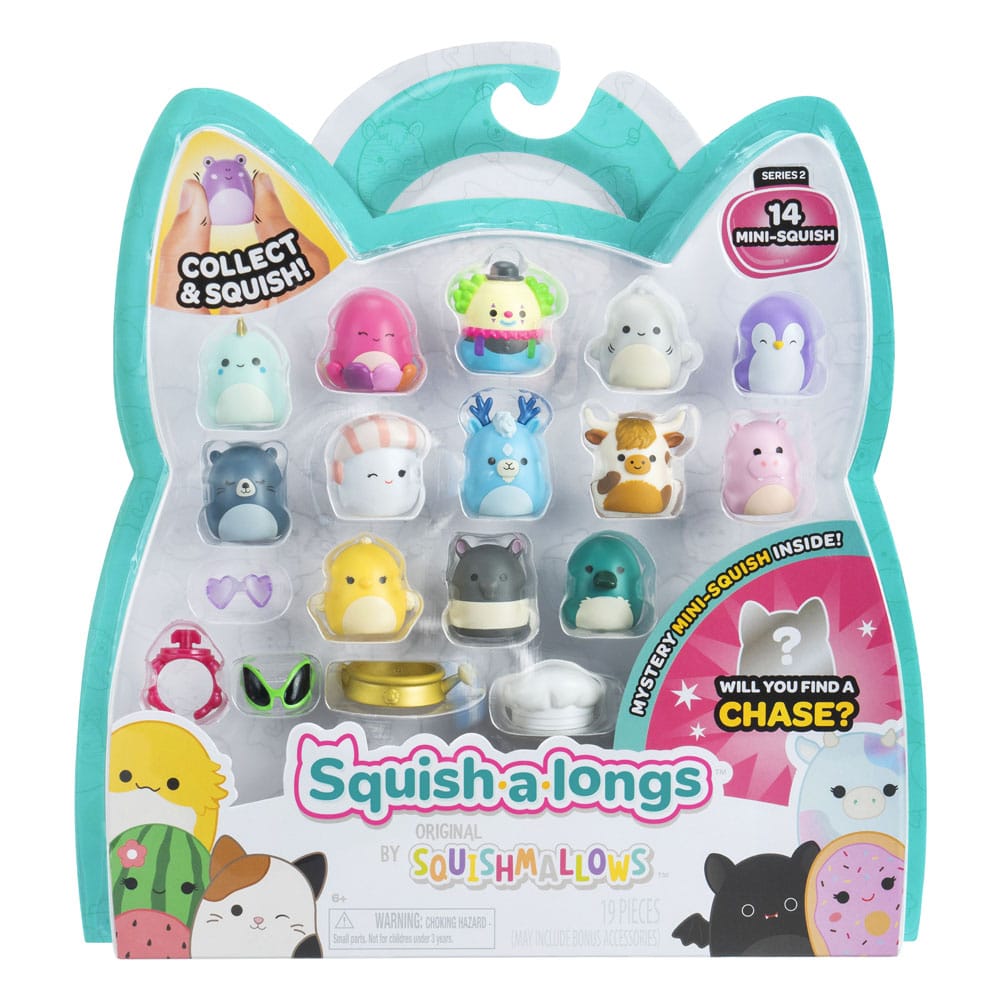 Squishmallows Squish-a-longs minifigures Set of 14 Series 2 Style 1 2,5 cm